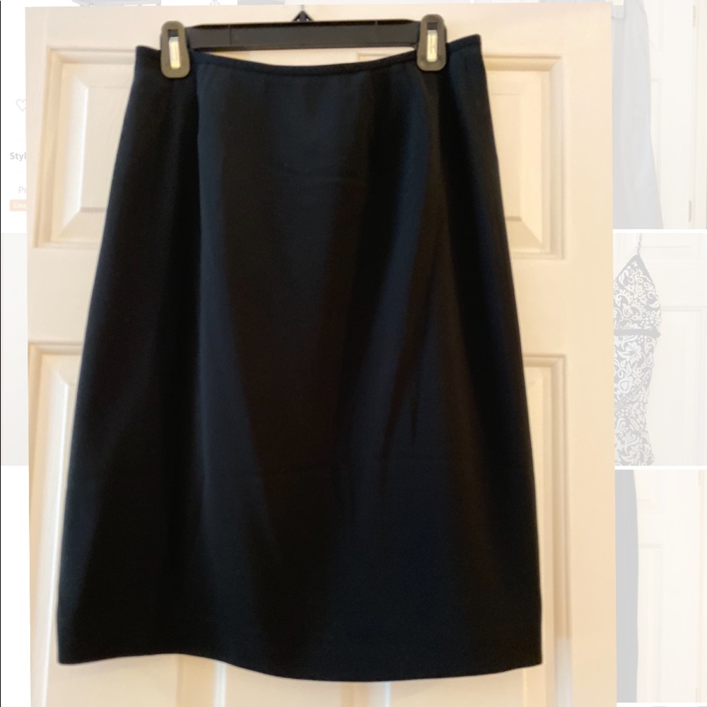 Kasper black pencil skirt 6P